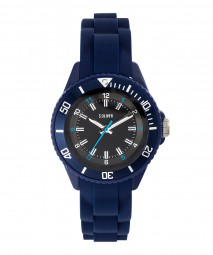 SO-3638-PQ - s.Oliver Kidsuhr mit dunkelblaue Silikonband