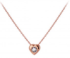 Rosegold Herzkette Herz Anhänger 585 Gold