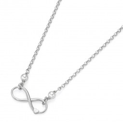 Schmuck Kette Anhänger Silber Unendlich