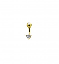 Herz Bauchnabelpiercing 585 Gold