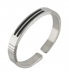 Boccia Armspange 0340-02 Titan mit Kaltemail- Einlage