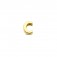 Gold Buchstaben Anhänger (C) 585 Gold