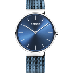 BERING Armbanduhr Analog Quarz Edelstahl eisblau 16540-308 Unisex
