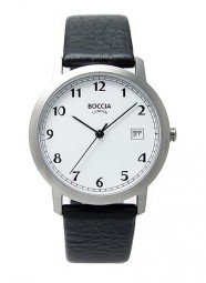 Boccia Herren-Armbanduhr Leder 510-95
