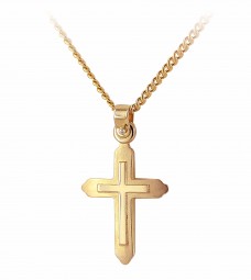 Anhänger Kreuz 585 Gold Gelbgold