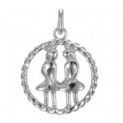 Anhänger Sternzeichen Zwillinge 925 Silber