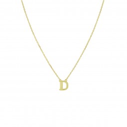 Buchstaben Anhänger (D) in 585 Gold