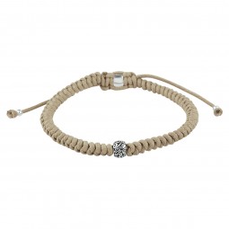 Herren Armband Silber beige