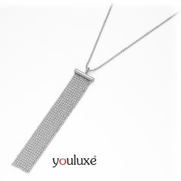 Damen Anhänger mit kette 925 Silber rhodiniert