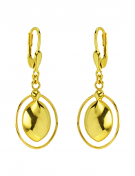 Damen Ohrschmuck Ohrhänger Brisur 585 Gold