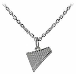 Panflöte als Anhänger echt 925 Silber