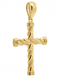 Kreuz Anhänger 585 Gold Massiv