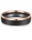 Schwarz_Rosegold Titanium Trauringe