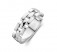Sterling Silber 925 Panzer Ketten Biker Ring