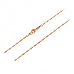 Damen Schlangenkette aus 316 L Edelstahl PVD-Rose