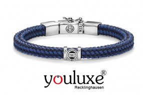 Buddha to Buddha Denise Cord Mix Blue Armband 780MIX-BU (Länge: 18cm)