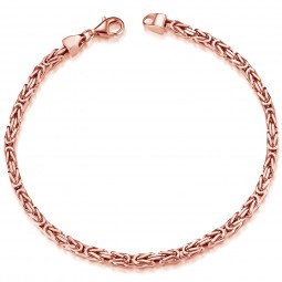Königskette Armband 14 K massiv 585 Rotgold Roségold