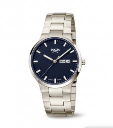 Boccia 3649-02 Herrenuhr Classic