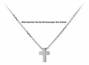 Ketten mit Kreuzanhänger klein für Damen 925 Silber