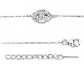 Türkische Auge Nazar Armband 925 Sterlingsilber