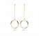 Lange 585 Gold Gelbgold Ohrringe Ohrstecker Goldohrringe