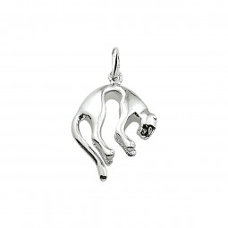 Unisex Anhänger Panter 925 Sterlingsilber