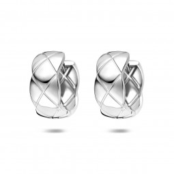 Damen Creolen 925 Silber klappcreolen 15 mm