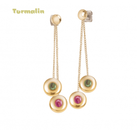 Boccia Titan Damen Ohrstecker Turmalin 05052-02