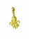 Oktabus/Krake Charms Anhänger 585 Gold Gelb Gold