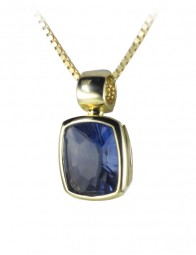 Tansanit 585 Gold Vario Anhänger