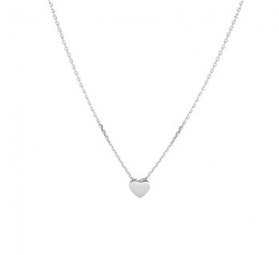 Kette mit Herz aus Silber 925 rhodiniert