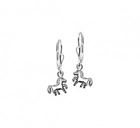 Kinder Ohrringe Pferd 925er Silber Ohrhänger Kinderschmuck