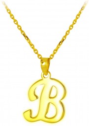 Anhänger Buchstabe B 585 Gold Gelbgold
