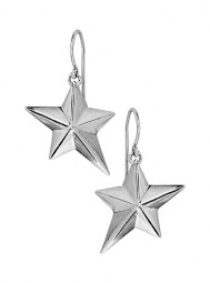 Silber Ohrstecker Damen Ohrhänger Stern 925 Sterlingsilber