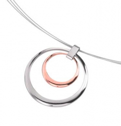 Boccia Damen Anhänger 0786-02 rosegold