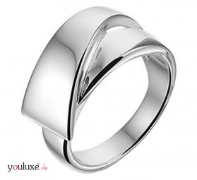 klassischer Damenring 925 Sterling silber rhodiniert