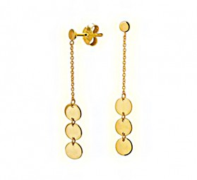 Ohrstecker Echter Ohrschmuck aus 585 Gold Gelbgold für Damen