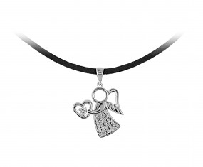 Schutzengel Anhänger aus 925-Silber